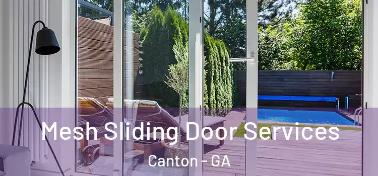 Mesh Sliding Door Services Canton - GA