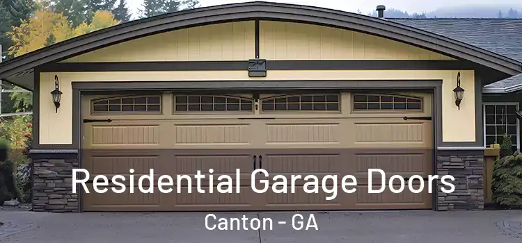  Residential Garage Doors Canton - GA